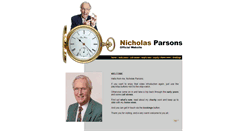 Desktop Screenshot of nicholasparsons.info