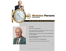 Tablet Screenshot of nicholasparsons.info
